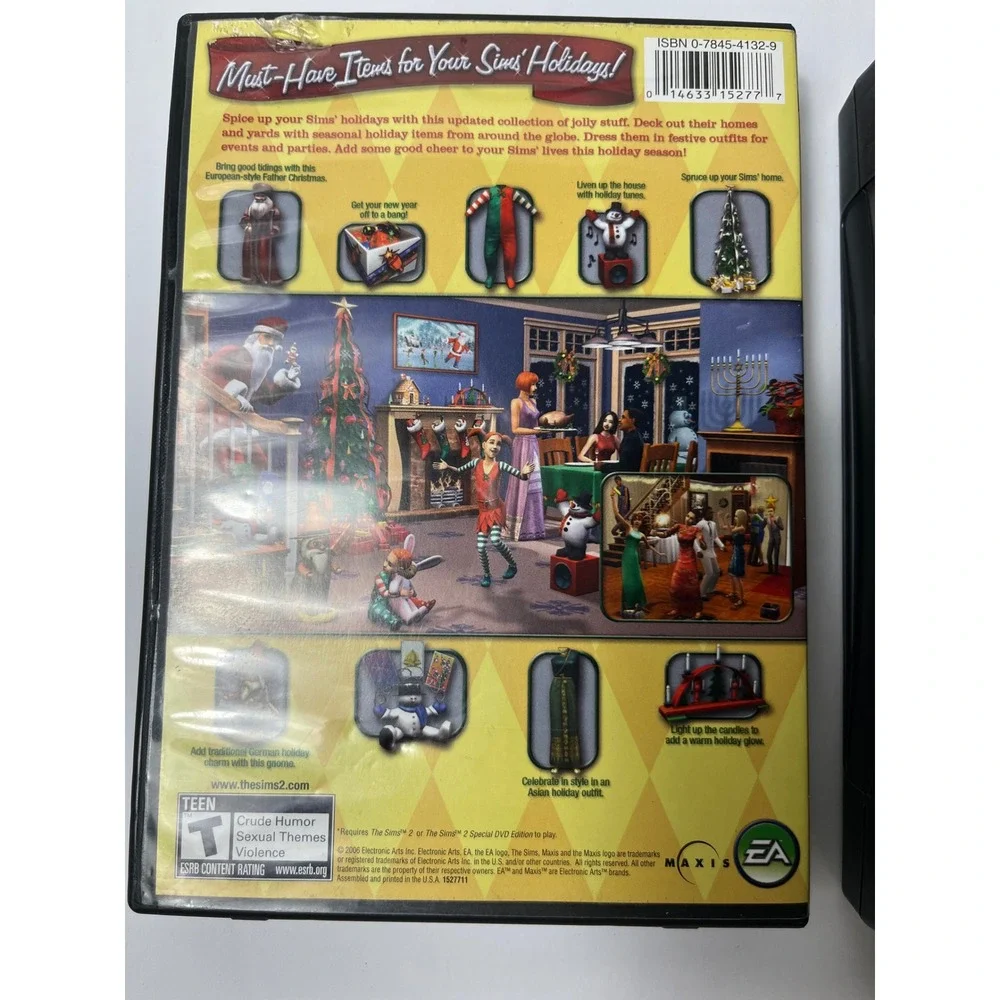 The Sims 2 Happy Holiday Stuff and Celebration Stuff PC CD-ROM Expansion Lot